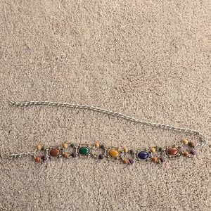 Vintage Silver Chain Belt Made In Taiwan